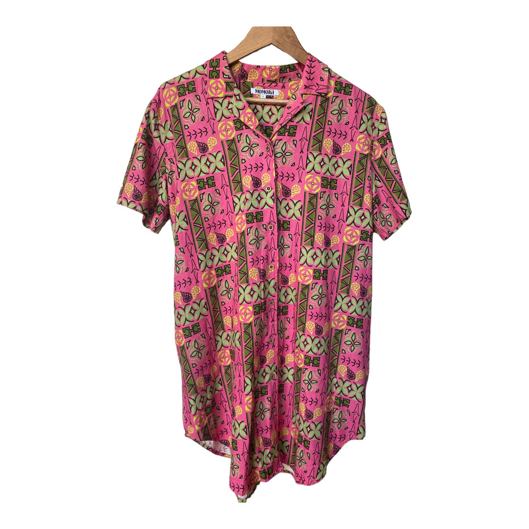 Women's Kapa T-Shirt Dress - Guava