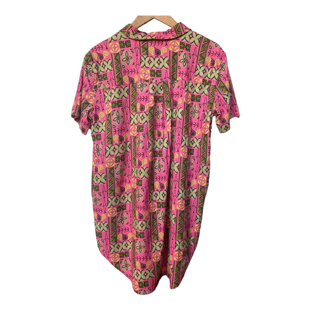 Women's Kapa T-Shirt Dress - Guava